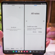 A photo showing the new Taskbar on the Z Fold 4